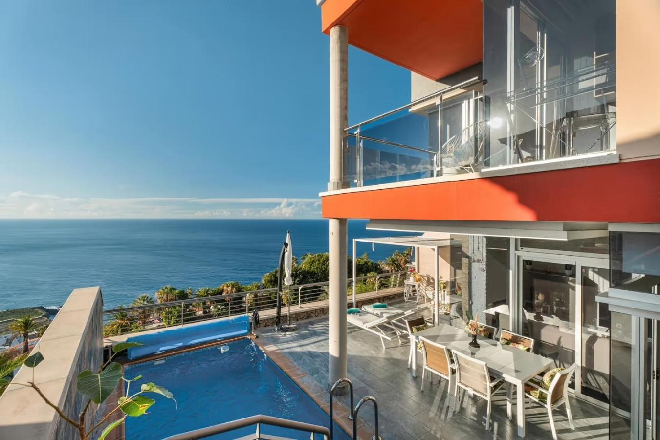 Villa Golden Horizon Con Piscina Privada Climatizada Santa Úrsula Esterno foto