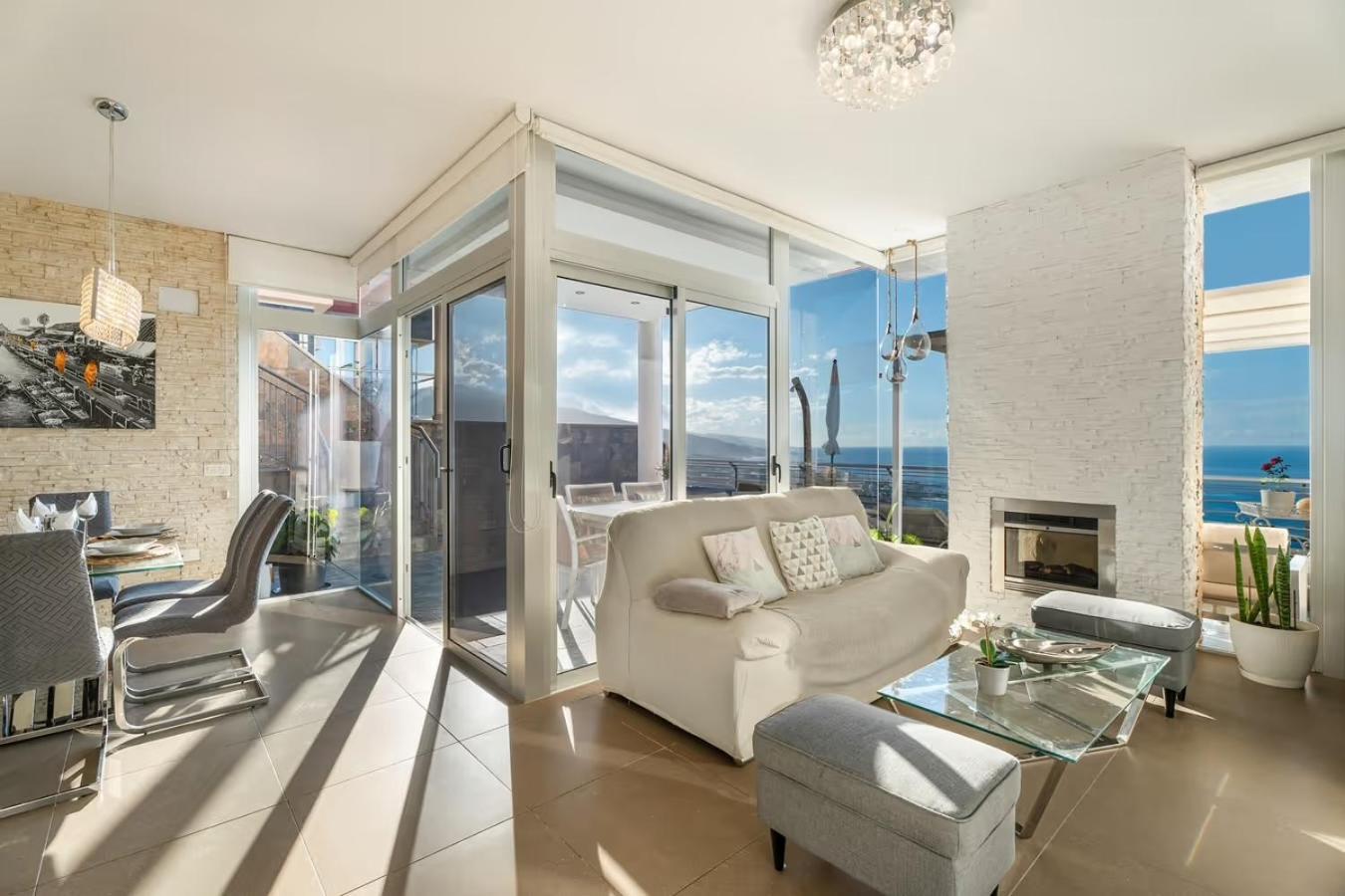 Villa Golden Horizon Con Piscina Privada Climatizada Santa Úrsula Esterno foto
