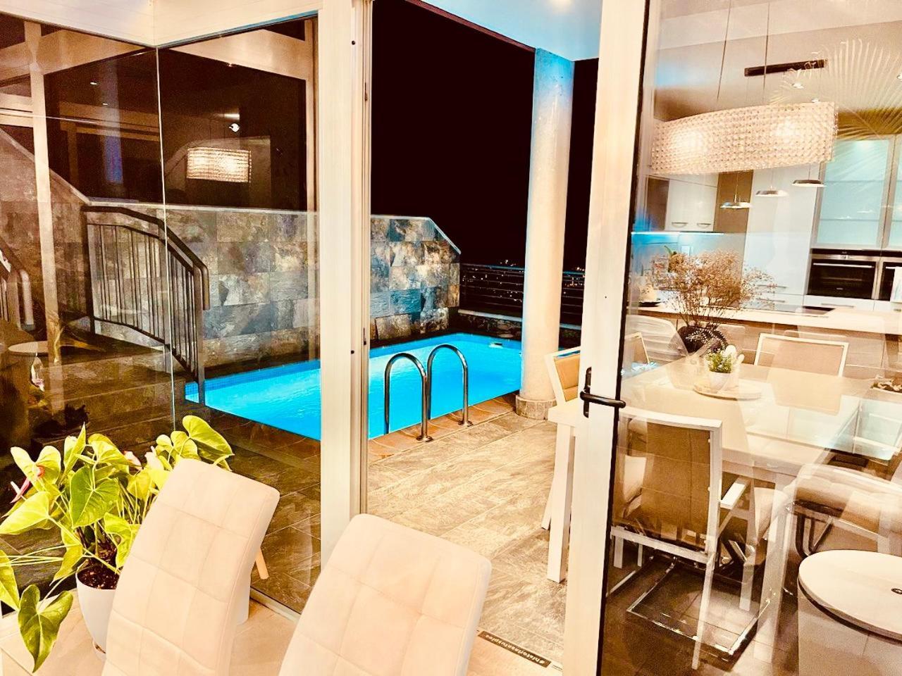 Villa Golden Horizon Con Piscina Privada Climatizada Santa Úrsula Esterno foto