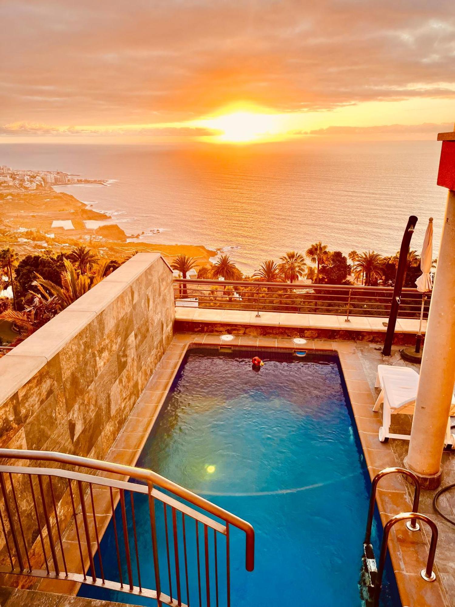 Villa Golden Horizon Con Piscina Privada Climatizada Santa Úrsula Esterno foto